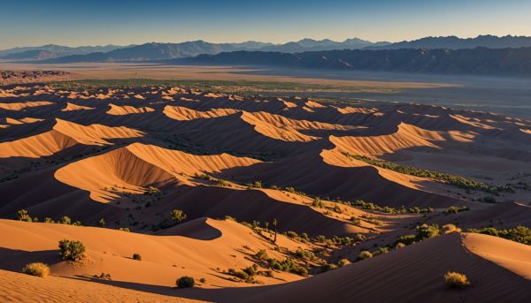 Les paysages magiques du désert et de l'Atlas