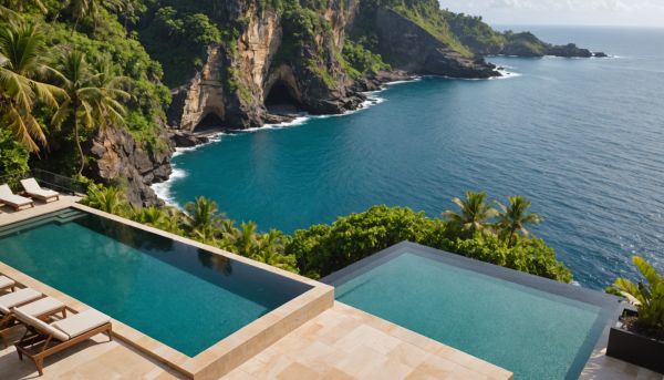 Piscines à débordement et spas d'exception